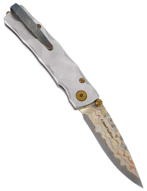 Couteau pliant Mcusta MC-33TD | Damas V-Toku Série Limitée