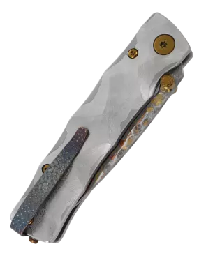 Mcusta MC-33TD Folding Knife | Damascus V-Toku Limited Edition