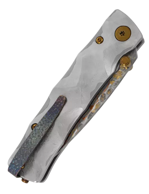 Mcusta MC-33TD Folding Knife | Damascus V-Toku Limited Edition
