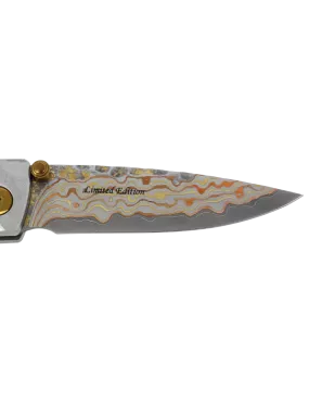 Mcusta MC-33TD Folding Knife | Damascus V-Toku Limited Edition