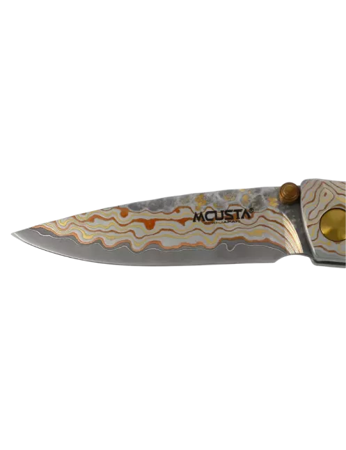 Mcusta MC-34RD Folding Knife | Damascus V-Toku Limited Edition