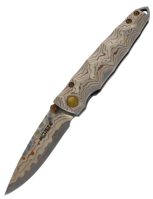 Mcusta MC-34RD Folding Knife | Damascus V-Toku Limited Edition Mcusta MC-34RD Folding Knife | Damascus V-Toku Limited Edition