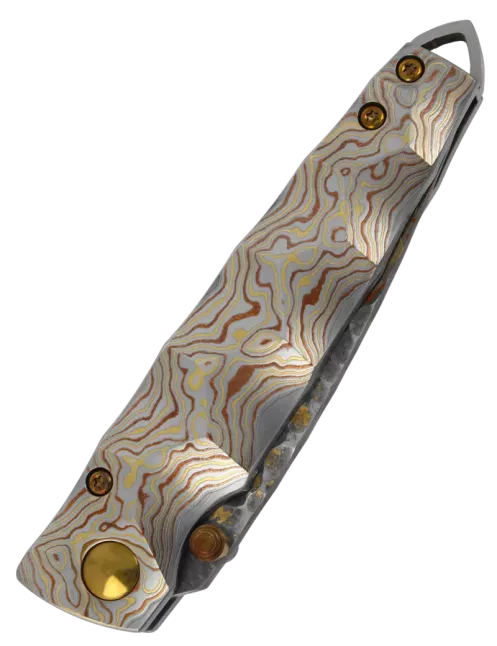 Couteau pliant Mcusta MC-34RD | Damas V-Toku Série Limitée