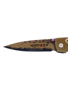 Couteau pliant Mcusta MC114RD-R Raijin | Damas V-Toku Série Limitée