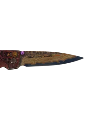 Couteau pliant Mcusta MC114RD-R Raijin | Damas V-Toku Série Limitée