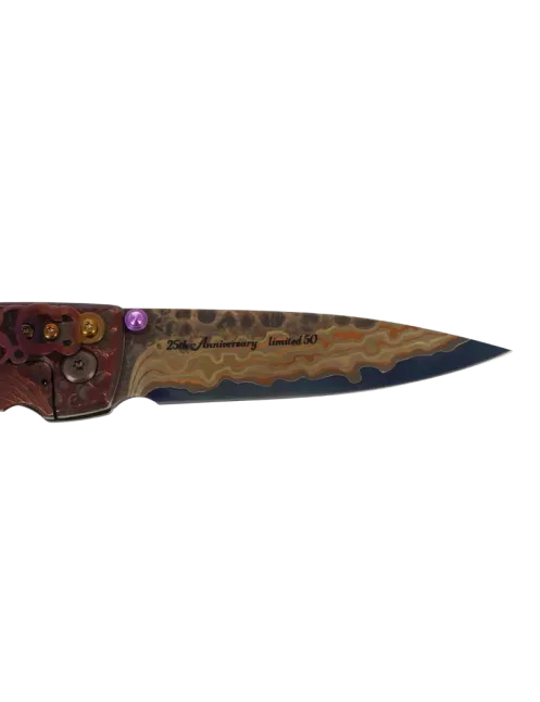 Couteau pliant Mcusta MC114RD-R Raijin | Damas V-Toku Série Limitée