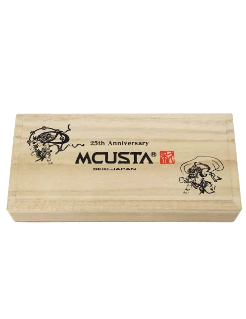 Couteau pliant Mcusta MC114RD-R Raijin | Damas V-Toku Série Limitée