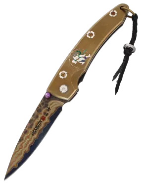 Couteau pliant Mcusta MC114RD-R Raijin | Damas V-Toku Série Limitée