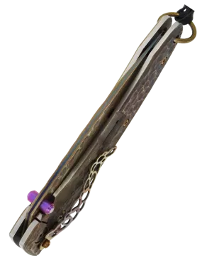 Couteau pliant Mcusta MC114RD-F Fujin | Damas V-Toku Série Limitée