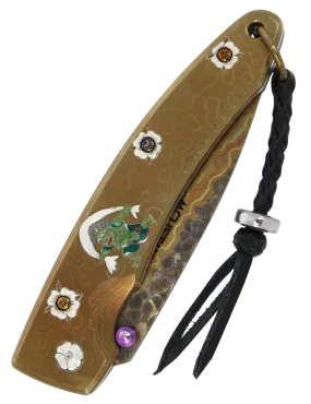 Couteau pliant Mcusta MC114RD-F Fujin | Damas V-Toku Série Limitée