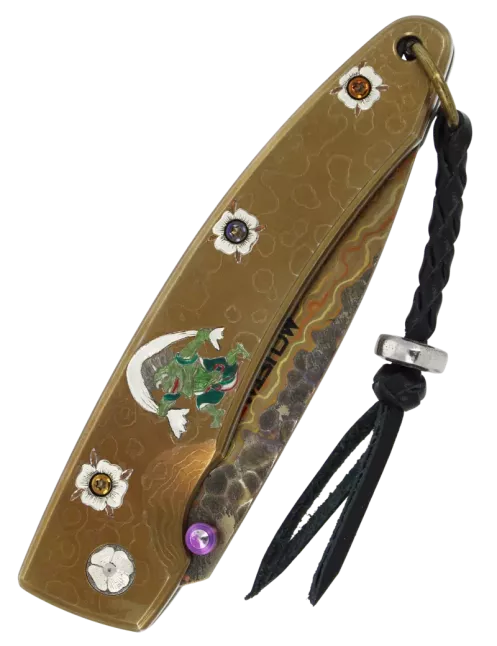 Couteau pliant Mcusta MC114RD-F Fujin | Damas V-Toku Série Limitée