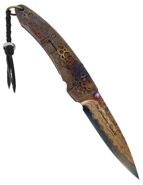 Couteau pliant Mcusta MC114RD-F Fujin | Damas V-Toku Série Limitée