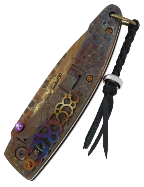 Couteau pliant Mcusta MC114RD-F Fujin | Damas V-Toku Série Limitée
