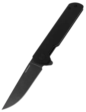 Couteau pliant HOPIAN CLAVE Black | Lame D2 Black Stonewash