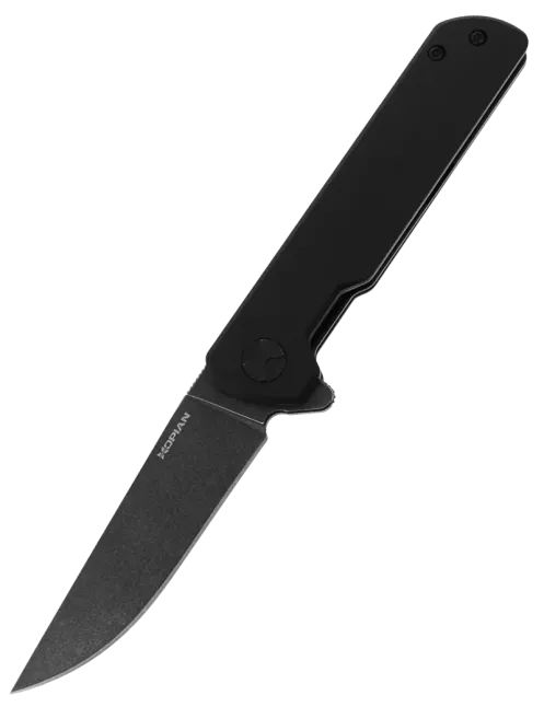 Couteau pliant HOPIAN CLAVE Black | Lame D2 Black Stonewash