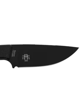 HOPIAN MORROW Black Fixed Blade Knife | TORPEN Collaboration