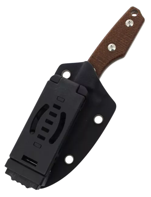 Couteau fixe HOPIAN MORROW Brown | Collaboration TORPEN