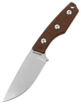 Couteau fixe HOPIAN MORROW Brown | Collaboration TORPEN