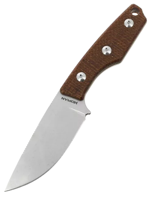 Couteau fixe HOPIAN MORROW Brown | Collaboration TORPEN