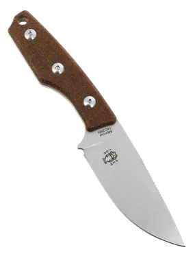 Couteau fixe HOPIAN MORROW Brown | Collaboration TORPEN