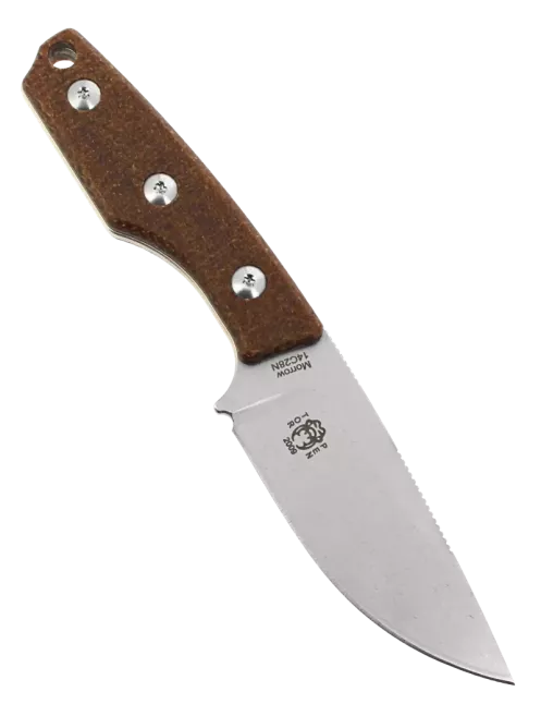 Couteau fixe HOPIAN MORROW Brown | Collaboration TORPEN