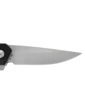 Couteau pliant HOPIAN VEX Black | D2 Stonewash G10