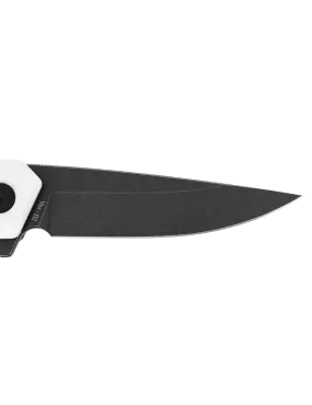 Couteau pliant HOPIAN VEX White | D2 Black Stonewash G10