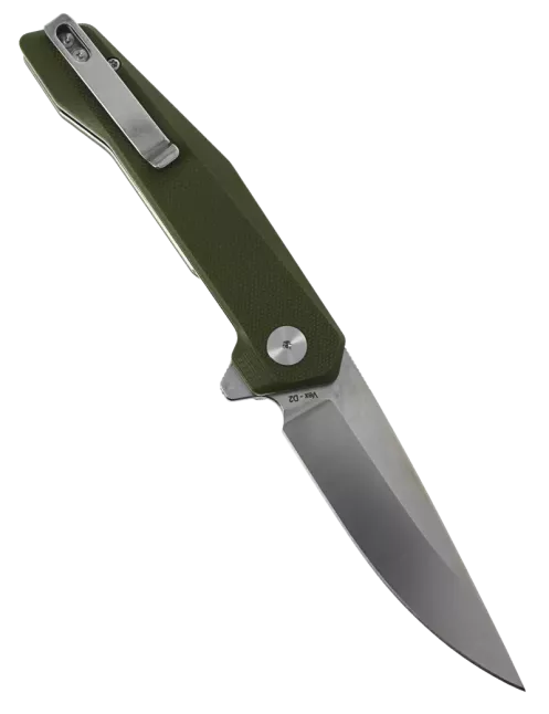 HOPIAN VEX Green G10 - Couteau pliant EDC D2