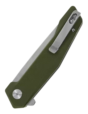 HOPIAN VEX Green G10 - Couteau pliant EDC D2