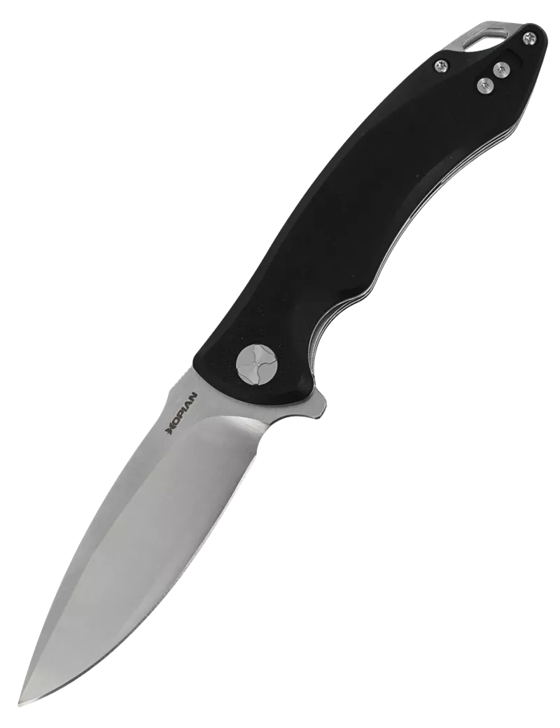 HOPIAN ARCUS Black G10 Folding Knife - D2 EDC