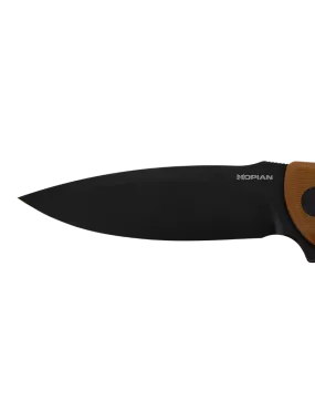 HOPIAN ARCUS Brown G10 - Couteau pliant EDC D2