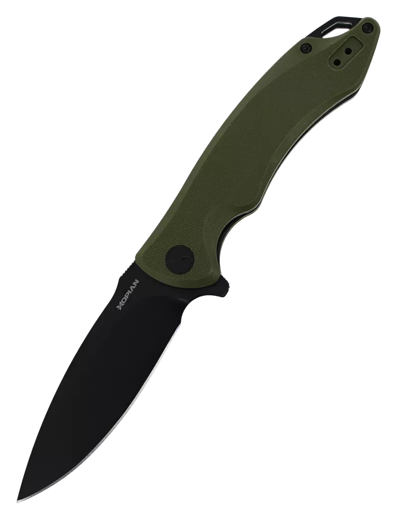 HOPIAN ARCUS Green G10 - Couteau pliant EDC D2