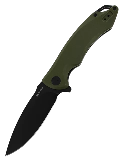 HOPIAN ARCUS Green G10 - Couteau pliant EDC D2
