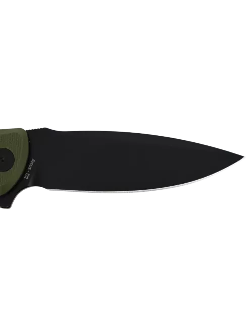 HOPIAN ARCUS Green G10 - Couteau pliant EDC D2