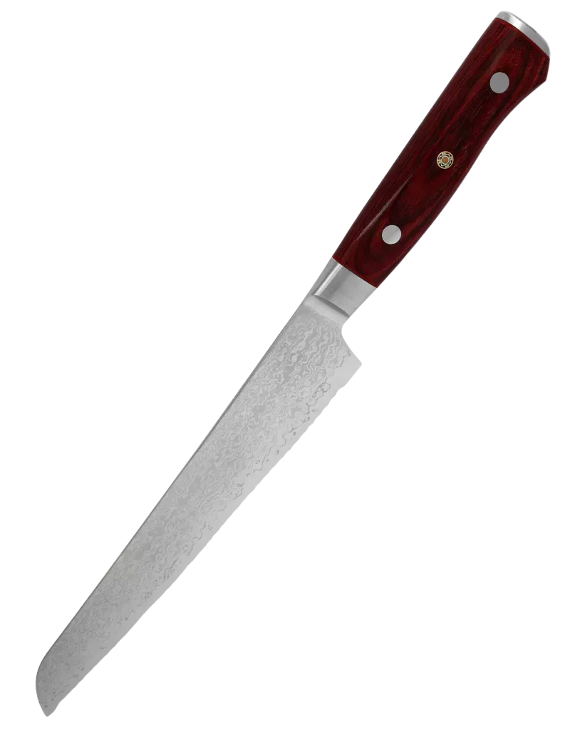 MCUSTA ZCPR3-8017D Couteau à Pain 160 mm - VG10 Damas