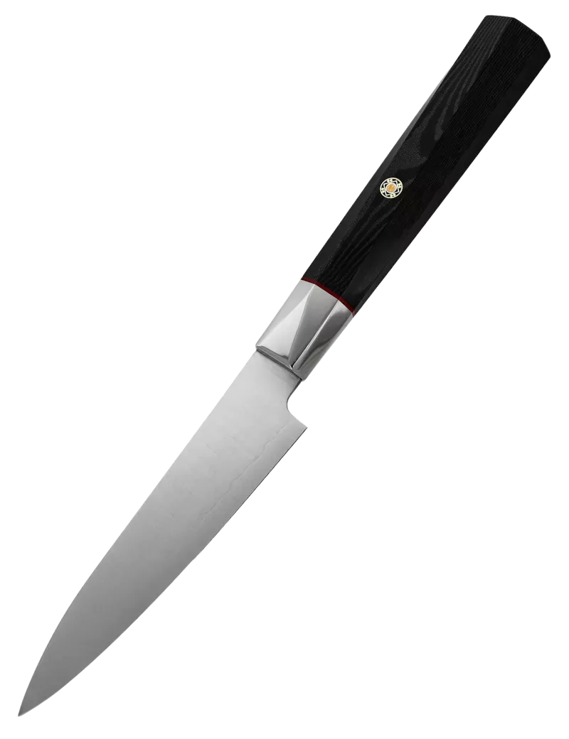 MCUSTA ZANMAI Petty 150 mm Gingami No.3 Micarta Noir