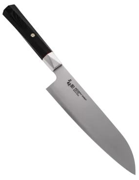 MCUSTA ZANMAI Santoku 180 mm Gingami No.3 Black Micarta