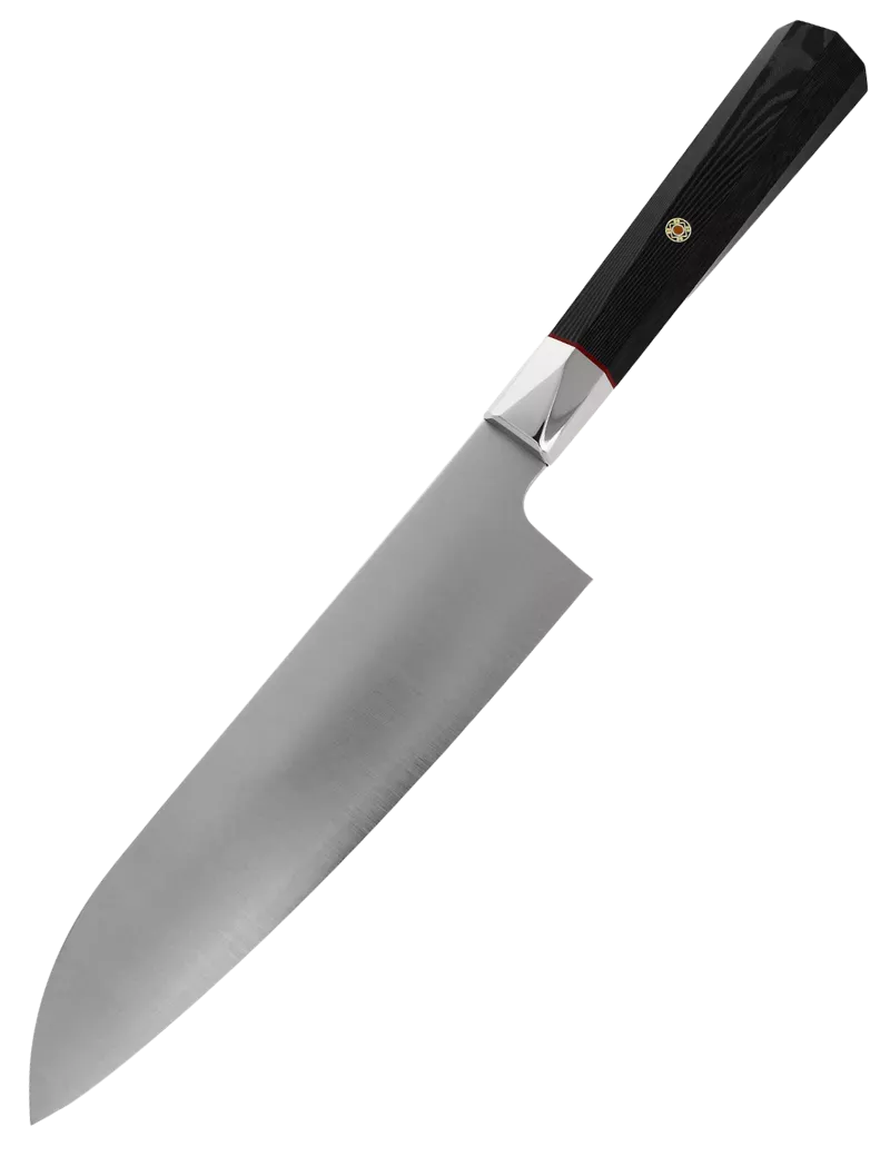 MCUSTA ZANMAI Santoku 180 mm Gingami No.3 Black Micarta