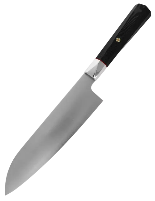 MCUSTA ZANMAI Santoku 180 mm Gingami No.3 Black Micarta