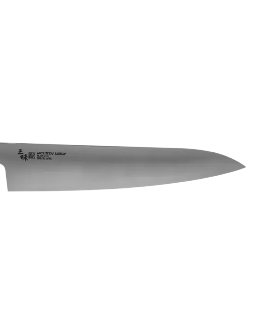 MCUSTA ZANMAI Gyuto 210 mm Gingami No.3 Black Micarta