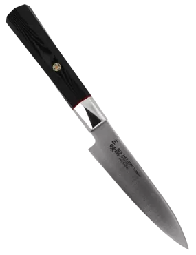 MCUSTA ZANMAI Petty 110 mm Gingami No.3 Micarta Noir
