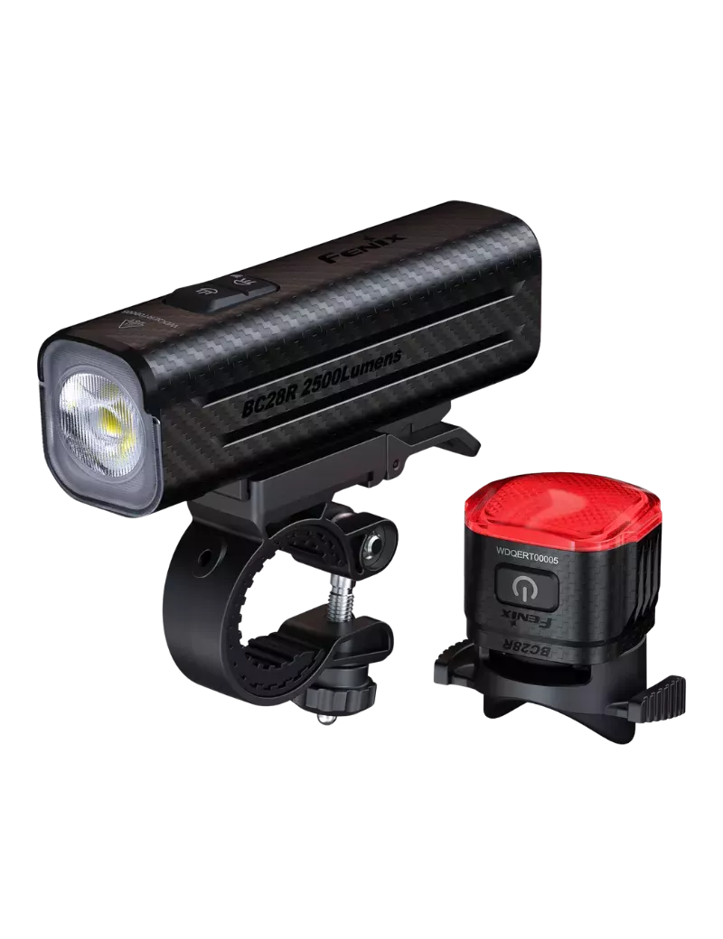 Fenix BC28R 2500 Lumens - Front & Rear Bike Light Kit