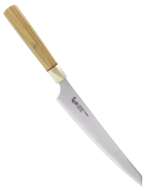 MCUSTA Zanmai Sujihiki 240 mm - Couteau Japonais Aogami Super