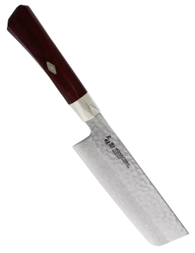 MCUSTA ZANMAI Nakiri 165 mm VG-10 Damassé Martelé