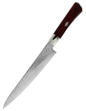 MCUSTA ZANMAI Sujihiki 240 mm VG-10 Damassé Martelé