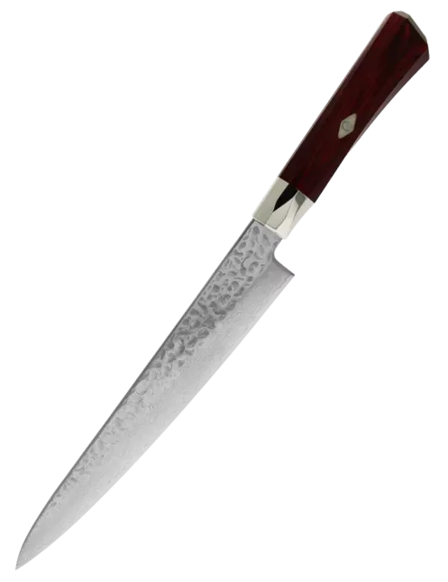 MCUSTA ZANMAI Sujihiki 240 mm VG-10 Damassé Martelé