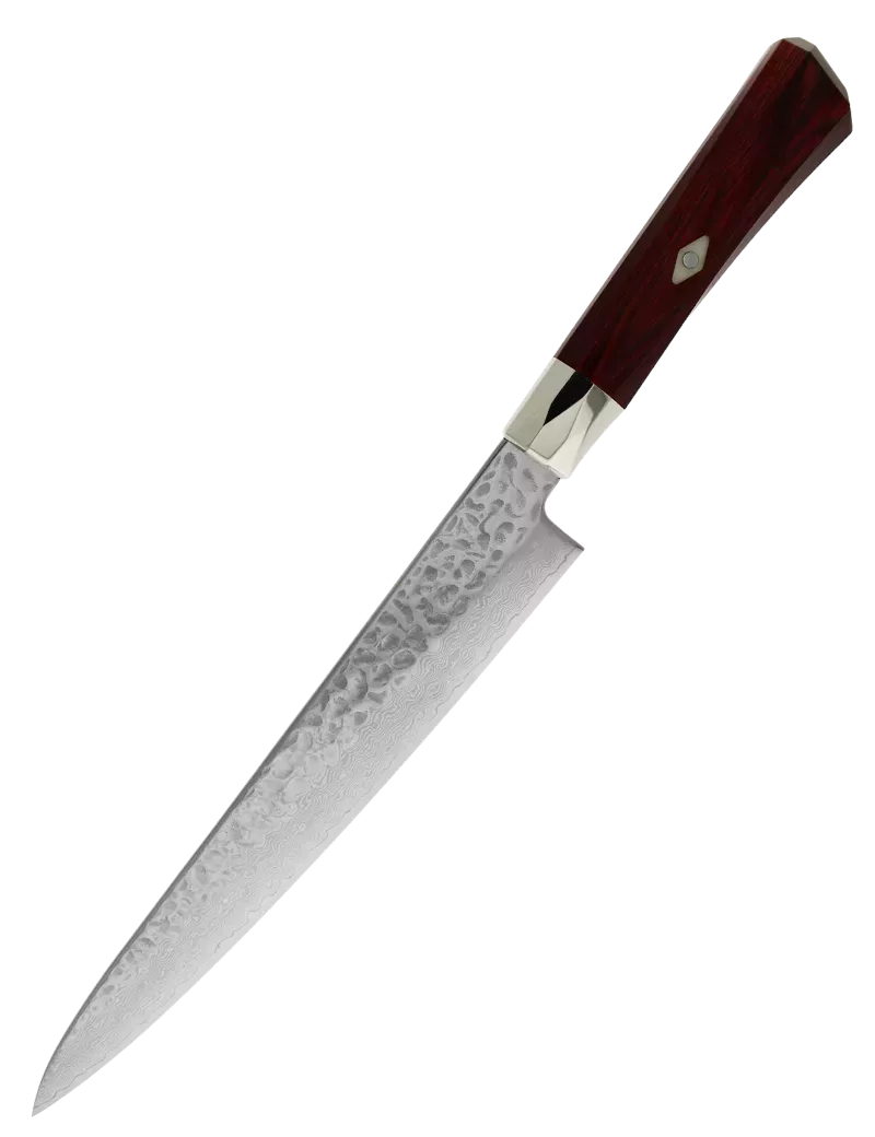 MCUSTA ZANMAI Sujihiki 270 mm VG-10 Damassé Martelé