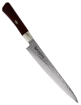 MCUSTA ZANMAI Sujihiki 270 mm VG-10 Damassé Martelé