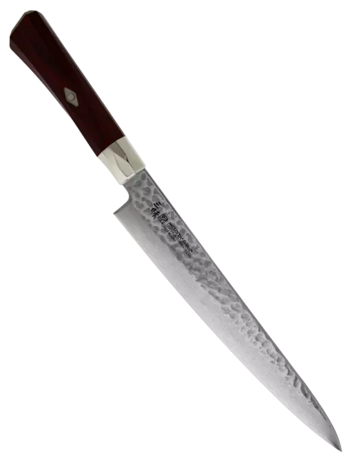 MCUSTA ZANMAI Sujihiki 270 mm VG-10 Damassé Martelé