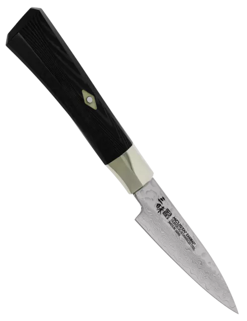 MCUSTA ZANMAI Petty 90 mm VG-10 Damassé Martelé Micarta